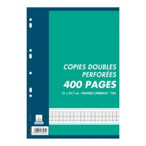 CONQUÉRANT Feuilles Simples A4 200 Pages 90g Grands Carreaux Sous