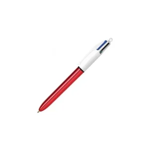Stylo BIC 4 Couleurs - Shine Rouge