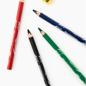 4 crayons MAPED Markepeps pour ardoise + 1 taille crayon
