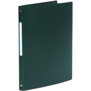 Classeur Yeka souple polypro A4 4 anneaux Dos 20 vert