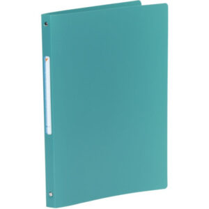 Classeur Yeka souple polypro A4 4 anneaux Dos 20 vert lagon