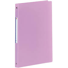 Classeur Yeka souple polypro A4 4 anneaux Dos 20 lilas