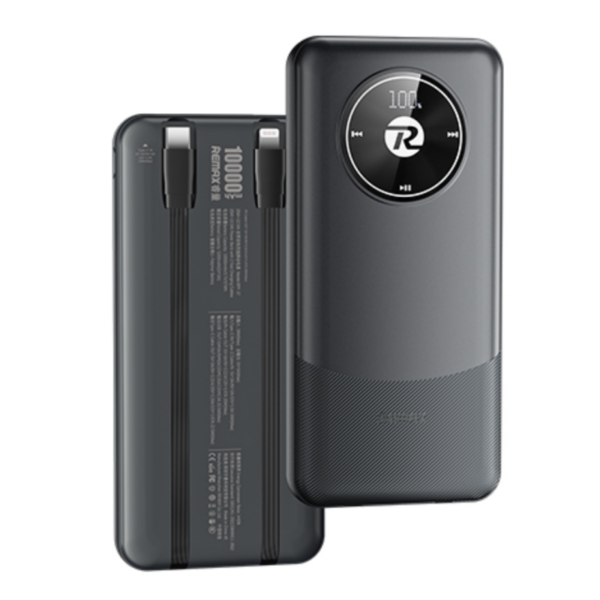 Powerbank REMAX 10 000 mAh 20W RPP-37 Noir