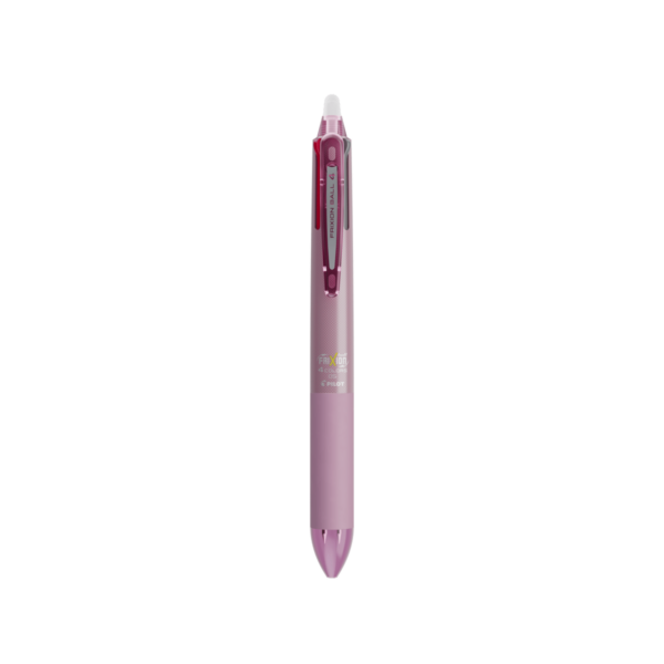 Stylo roller PILOT Frixion ball 4 couleurs - effa?able - corps rose