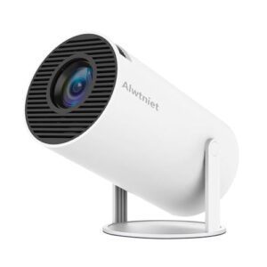 Mini projecteur portable HY300 Pro Cortex A-5 Quadricoeur Android 11.0 4K Blanc